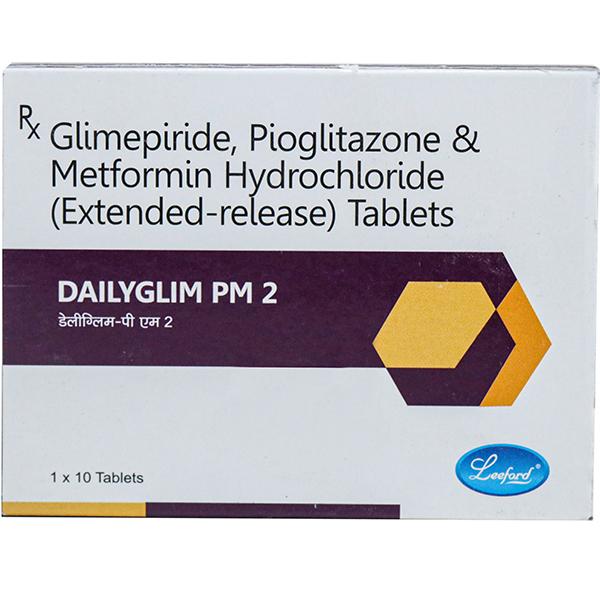 Dailyglim PM 2 mg Tablet (10 Tab)