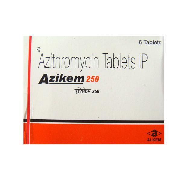 Azikem 250 mg Tablet (6 Tab)