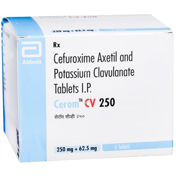 Cerom CV 250 mg Tablet (6 Tab)