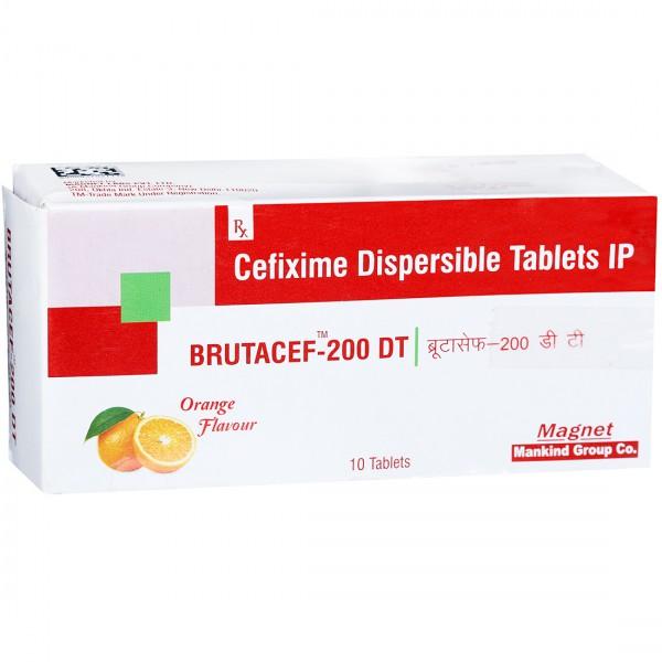 Brutacef DT 200 mg Tablet (10 Tab)