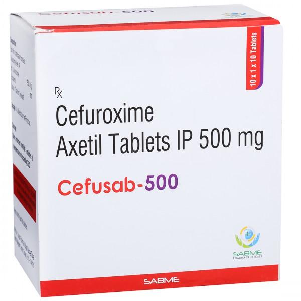 Cefusab 500 mg Tablet (10 Tab)