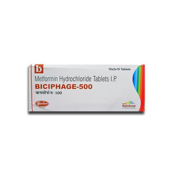 Biciphage 500 mg Tablet (10 Tab)