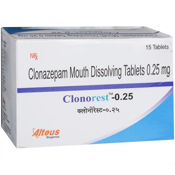 Clonorest 0.25 mg Tablet (15 Tab)