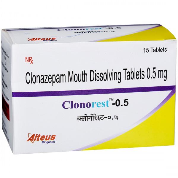 Clonorest 0.5 mg Tablet (15 Tab)