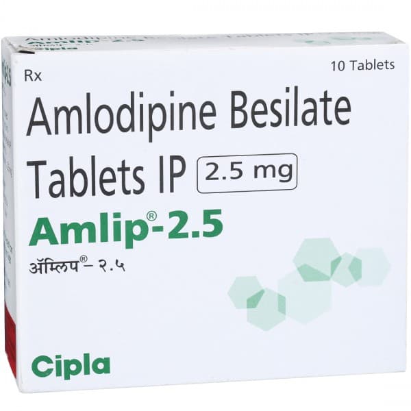 Amlip 2.5 mg Tablet (10 Tab)