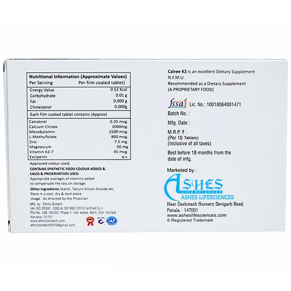 Calree K2 Tablet (10 Tab)
