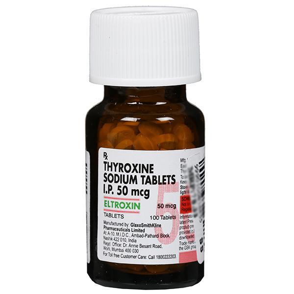 Eltroxin 50 mcg Tablet (100 Tab)