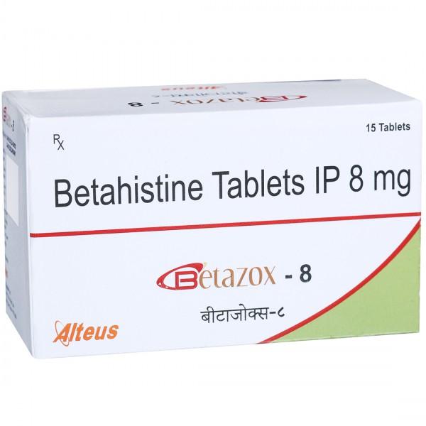 Betazox 8 mg Tablet (15 Tab)