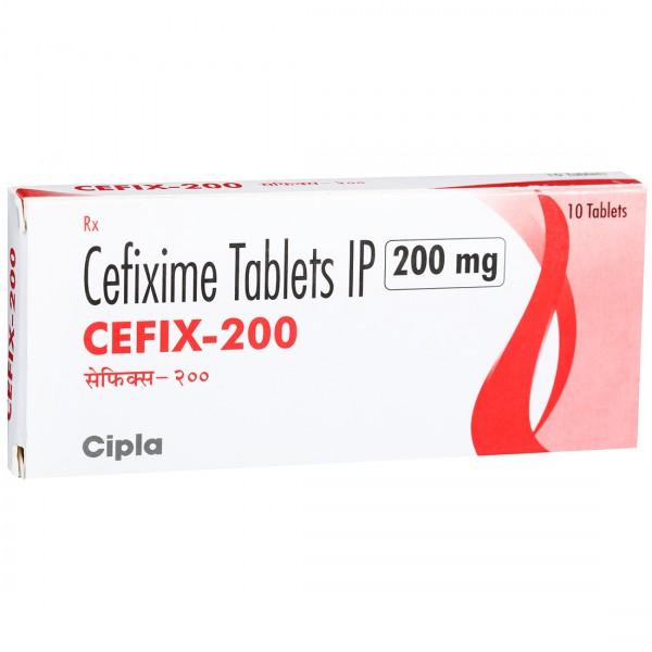 Cefix 200 mg Tablet (10 Tab)