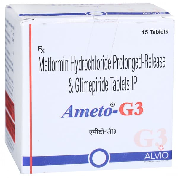 Ameto G 3 mg Tablet (15 Tab)