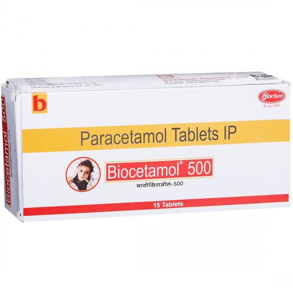 Biocetamol 500 mg 15 Tablets