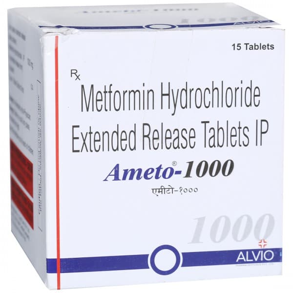 Ameto 1000 mg Tablet (15 Tab)