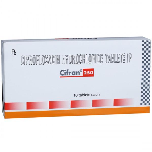 Cifran 250 mg Tablet (10 Tab)