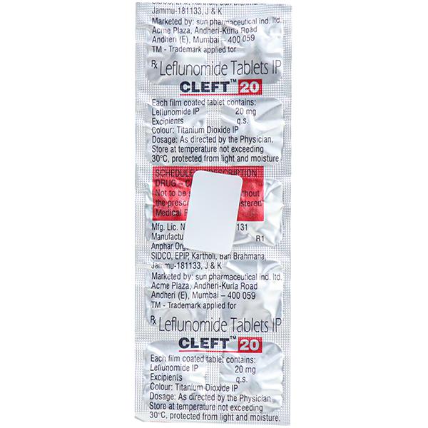 Cleft 20 mg Tablet (10 Tab)