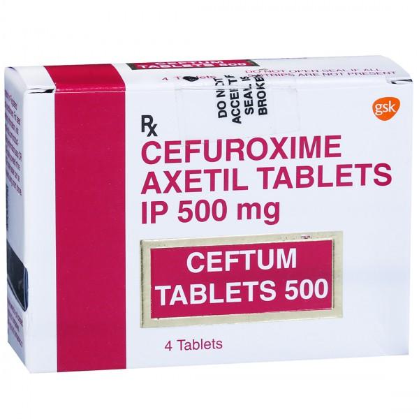 Ceftum 500 mg Tablet (4 Tab)