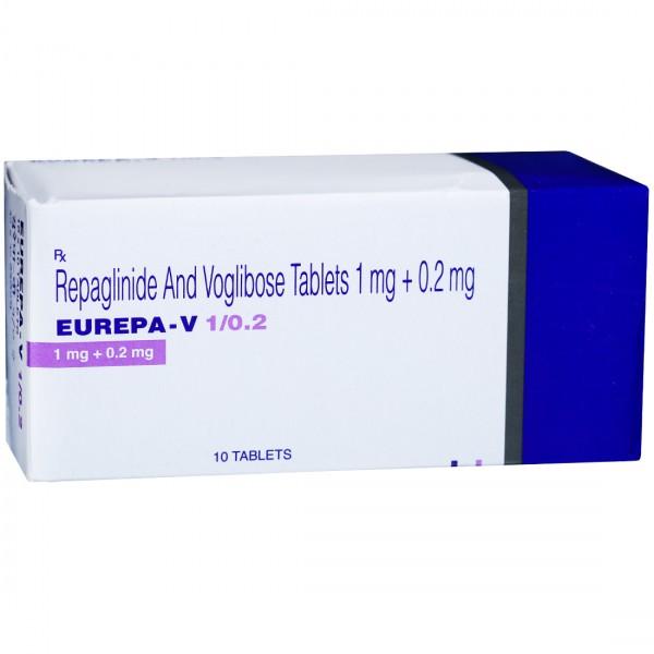 Eurepa V 1/0.2 mg Tablet (10 Tab)