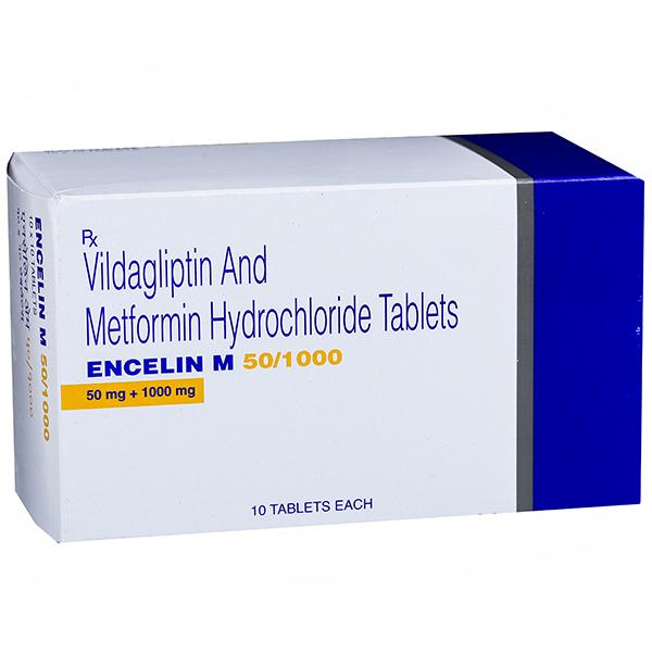 Encelin M 50/1000 mg Tablet (10 Tab)