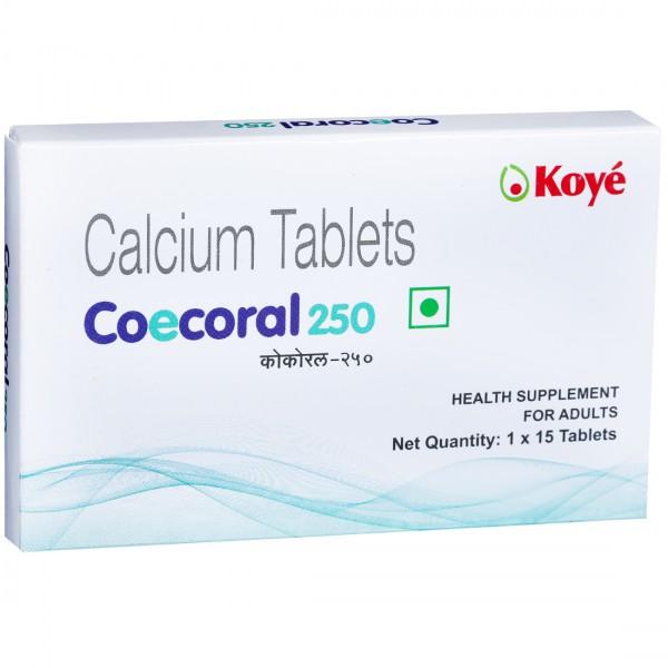 Coecoral 250 mg 15 Tablets