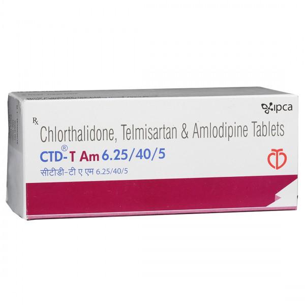 Ctd T AM 6.25/40/5 mg Tablet (10 Tab)