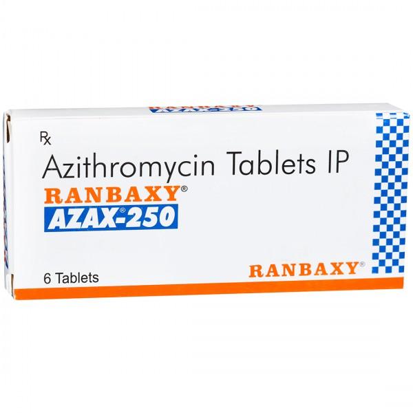 Azax 250 mg Tablet (6 Tab)