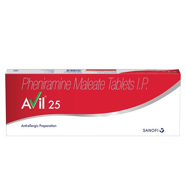 Avil 25 mg Tablet (15 Tab)