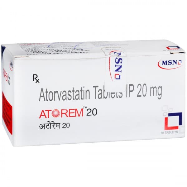 Atorem 20 mg Tablet (10 Tab)