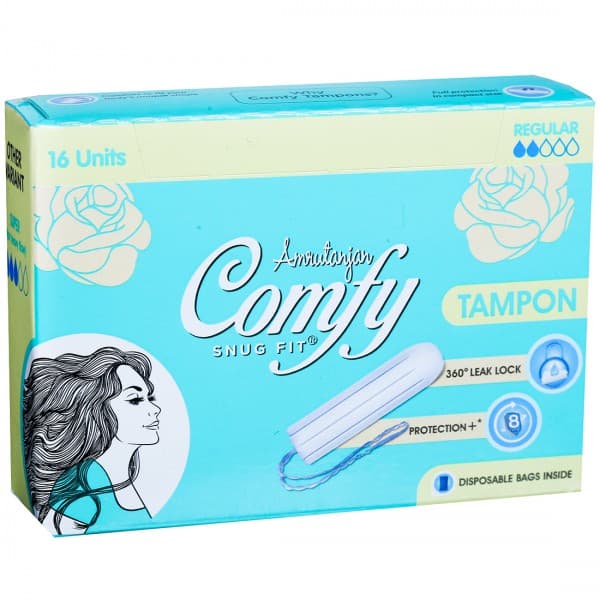Amrutanjan Comfy Snug Fit Regular Tampon Pack Of 16