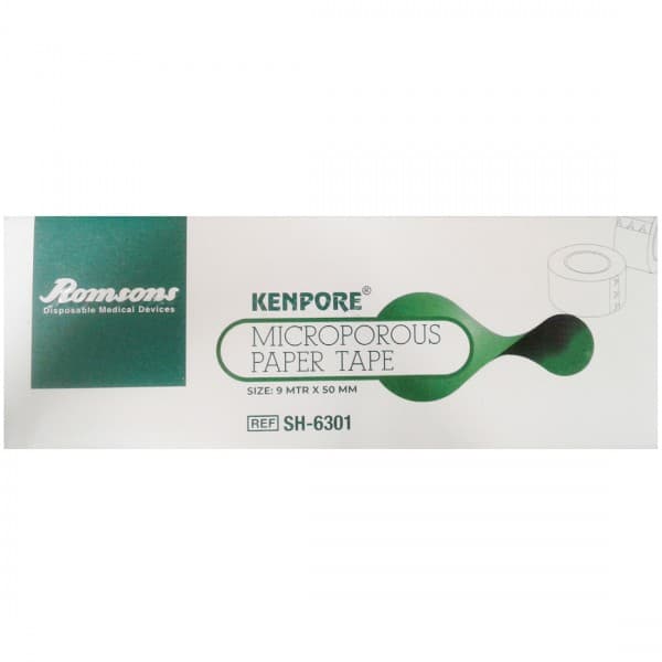 Kenpore Microporous Paper Tape 9 m x 50 mm