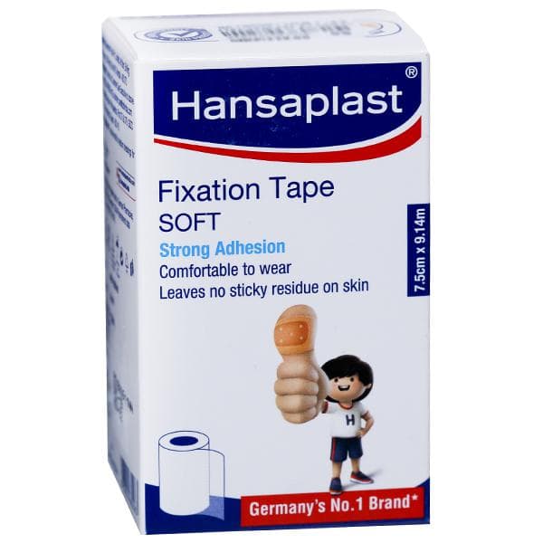 Hansaplast Fixation Soft Tape 7.5 cm x 9.14 m