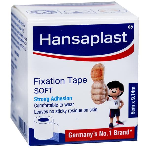 Hansaplast Fixation Soft Tape 5 cm x 9.14 m