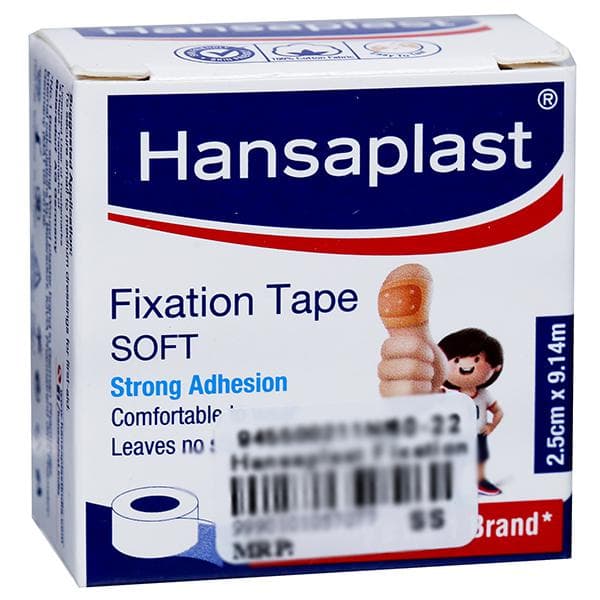 Hansaplast Fixation Soft Tape 2.5 cm x 9.14 m