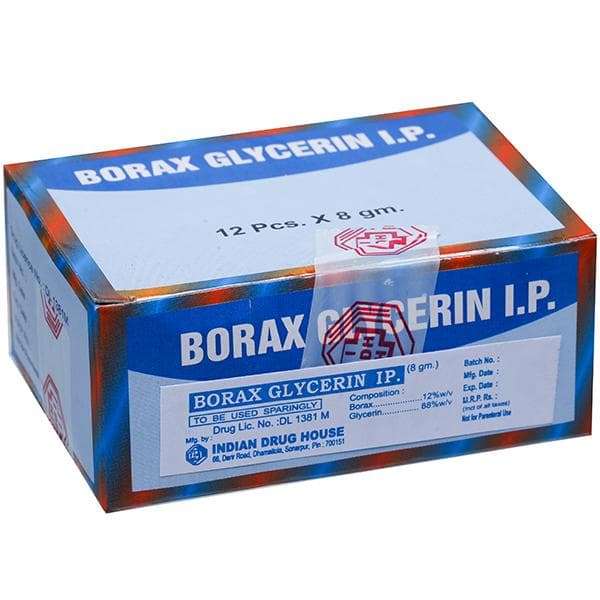 Borax Glycerin I.P. 8 g