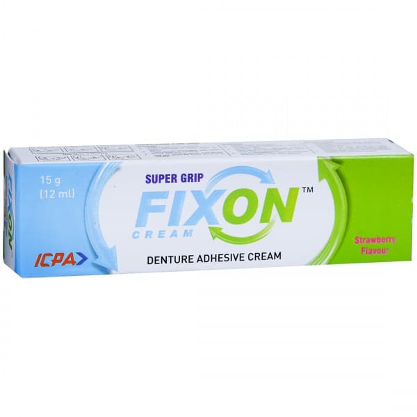 Fixon Cream Strawberry Flavour 15 g