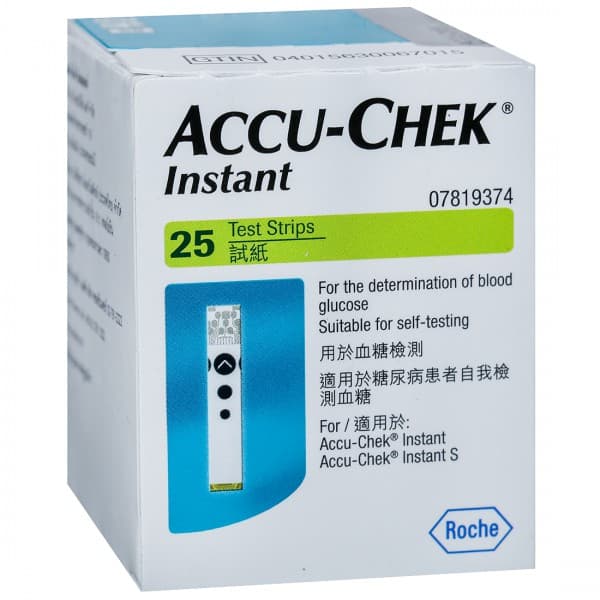 Accu Chek Instant Test Strip Pack Of 25