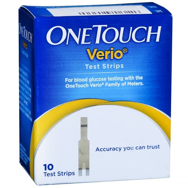 OneTouch Verio Test Strips Pack Of 10