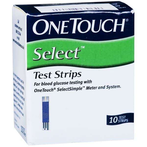 OneTouch Select Test Strips Pack Of 10