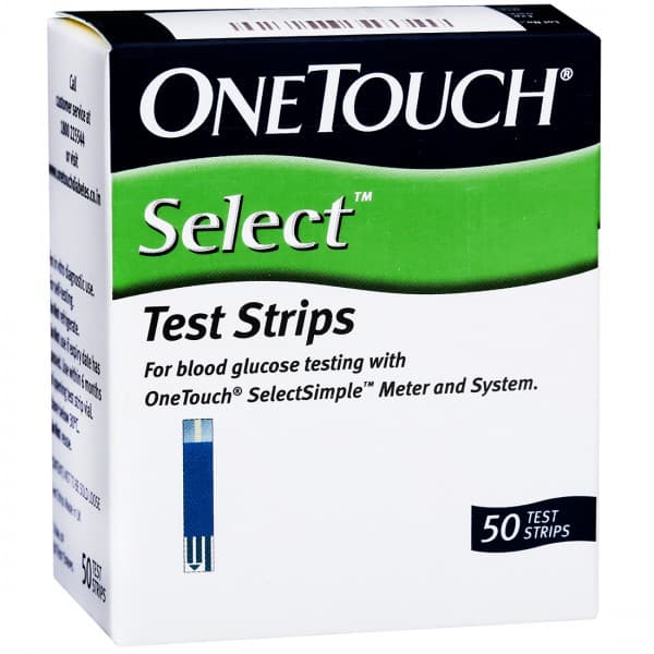 OneTouch Select Test Strips Pack Of 50