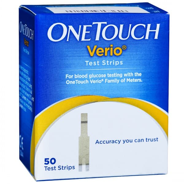 OneTouch Verio Test Strips Pack Of 50
