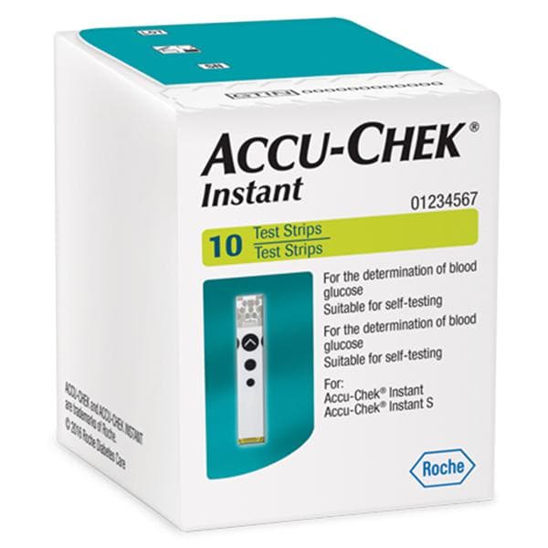 Accu Chek Instant Test Strip Pack Of 10