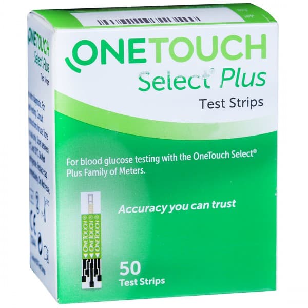 OneTouch Select Plus Test Strips Pack Of 50
