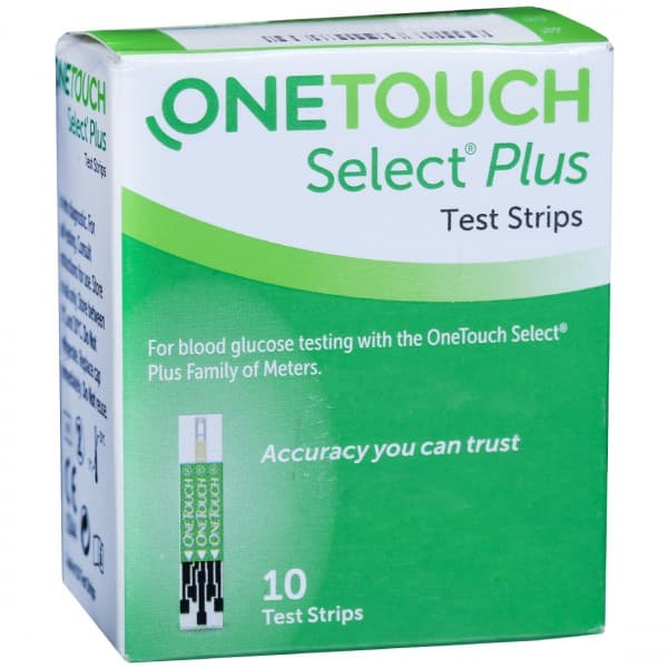 OneTouch Select Plus Test Strips Pack Of 10