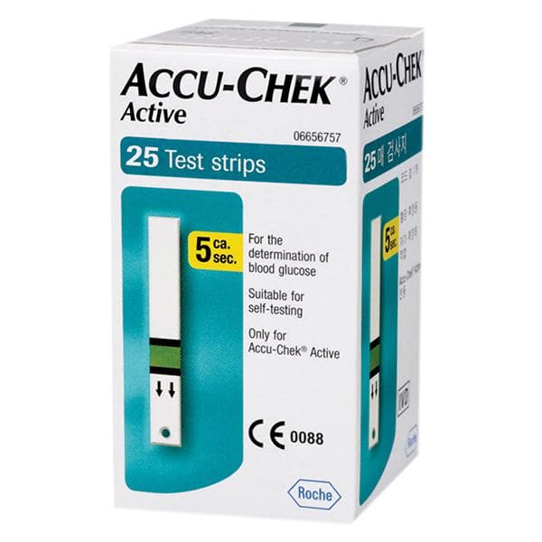 Accu Chek Active Test Strip Pack Of 25