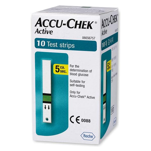Accu Chek Active Test Strip Pack Of 10