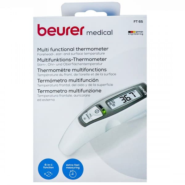 Beurer Medical FT 65 Multifunction Thermometer Pack Of 1 5.6 x 14.4 x 11.1 cm