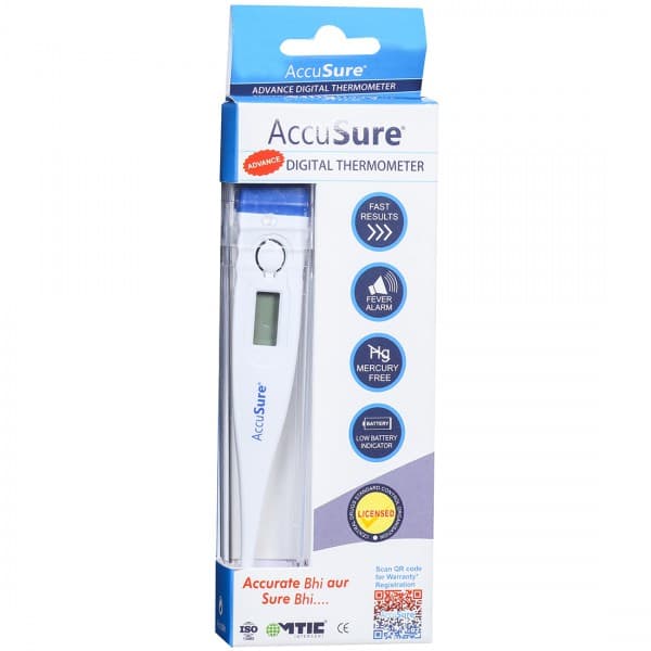Accusure Advanced Digital Thermometer (MT-1027) 124 x 18 x 9 mm