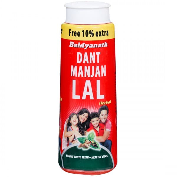 Baidyanath Dant Manjan Lal (Free 10% Extra) 50 g