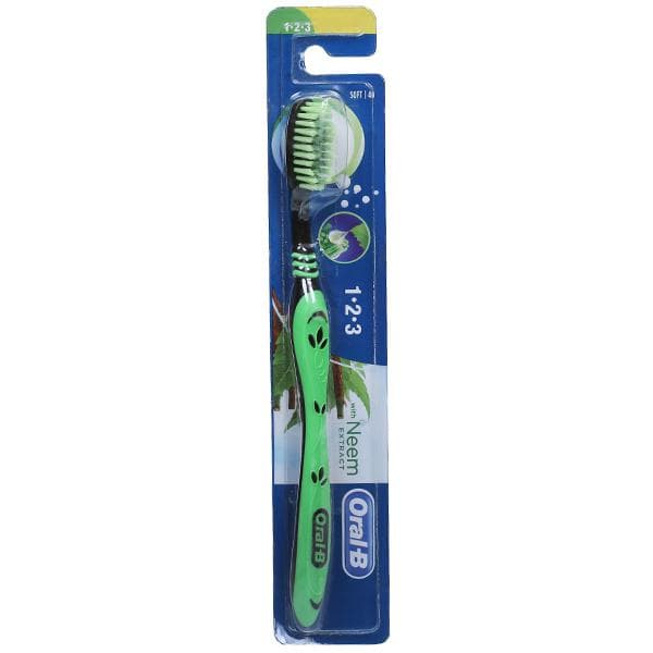 Oral B 123 With Neem Extract Soft Toothbrush