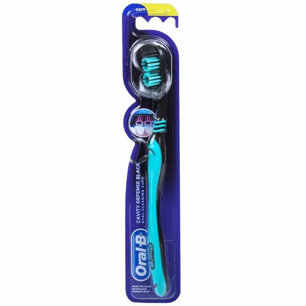 Oral B Cavity Defense Black Soft Toothbrush