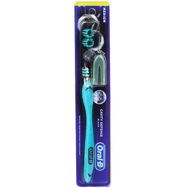 Oral B Cavity Defense Black Medium Toothbrush