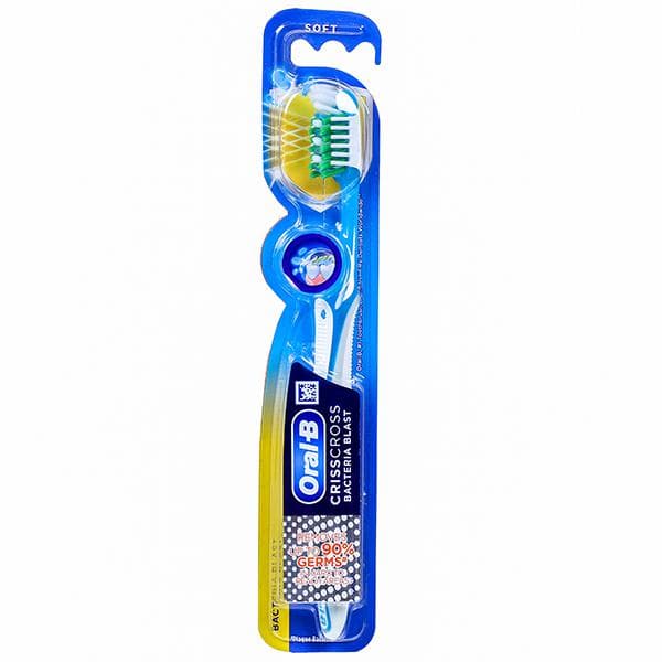Oral B CrissCross Bacteria Blast Soft Toothbrush